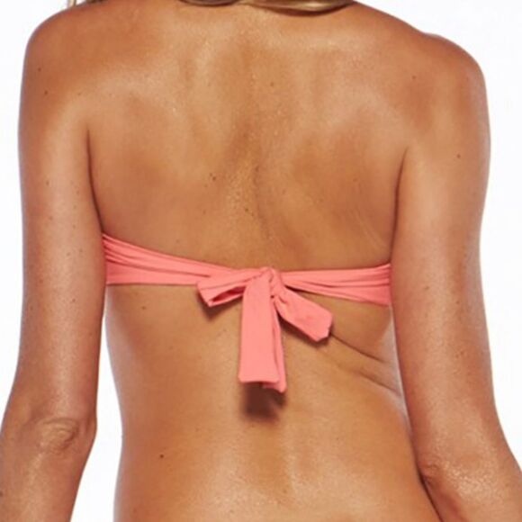 L*Space Watermelon Dolly Fringe Knotted Bandeau Bikini Top NWT Sz‎ S - Picture 6 of 6